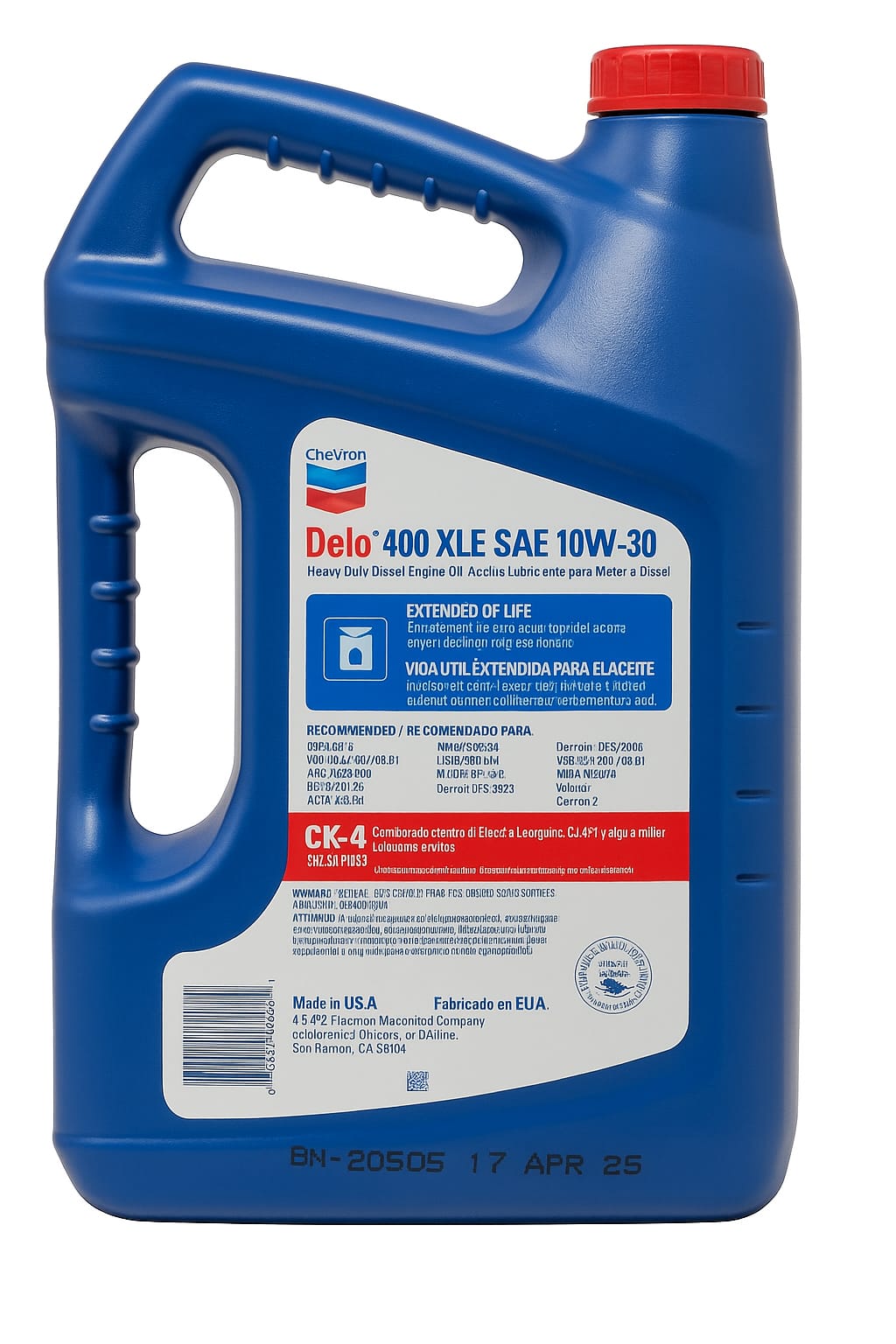 Chevron Delo Motor Oil Synt-Bln Diesel 10W-30 1GL