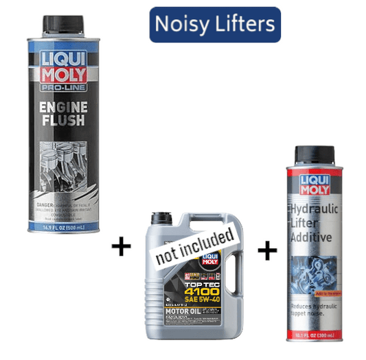 Liqui Moly Hydraulic Lifter Noise Kit – Engine Flush 2037 and Hydraulic Lifter Additive 20004