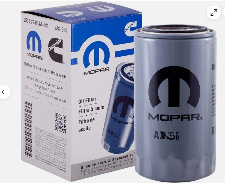 Engine Oil Filter Mopar 5083285AA