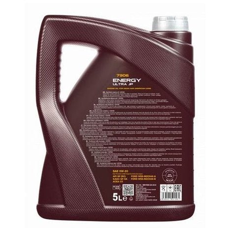 Mannol Motor Oil Synthetic 7906 SAE 5W20 5Lt