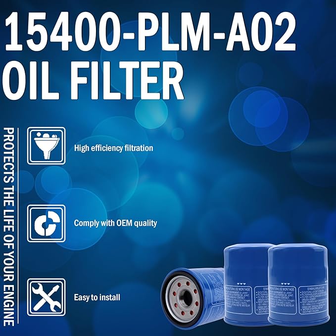 Honda Genuine Parts Oil Filter 15400-PLM-A02 / A51182