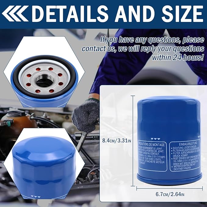 Honda Genuine Parts Oil Filter 15400-PLM-A02 / A51182