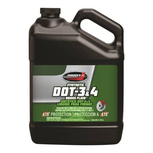Johnsen's Synthetic Brake Fluid DOT 3 & 4 1GL