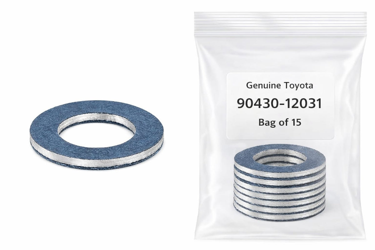 Oil Drain Plug Gaskets – Ref. Toyota 90430-12031 – 15 Pieces