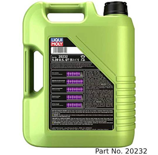 Liqui Moly Motor Oil Synthetic Gasoline Molygen New Generation SAE 5W-40 5Lt/5.28Qt