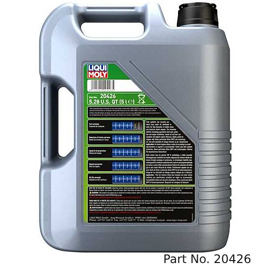Liqui Moly Heavy-Duty Motor Oil Synthetic Diesel Special Tec AA SAE 5W-40 5Lt/5.28Qt