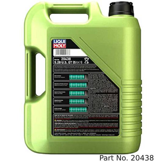 Liqui Moly Motor Oil Synthetic Molygen New Generation SAE 0W-20 5Lt/5.28Qt