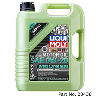 compare product Liqui Moly Motor Oil Synthetic Molygen New Generation SAE 0W-20 5Lt/5.28Qt