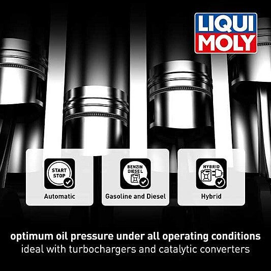 Liqui Moly Motor Oil Synthetic Gasoline and Diesel Top Tec 6600 SAE 0W-20 5Lt/5.28Qt