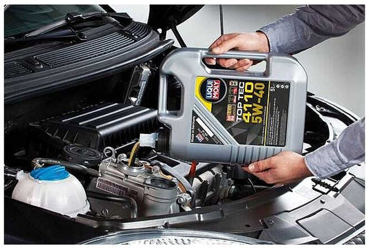 Liqui Moly Motor Oil Synthetic Gasoline and Diesel Top Tec 4110 SAE 5W-40 1Lt/1.06Qt