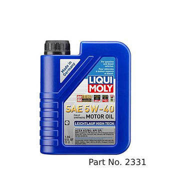 compare product Liqui Moly Motor Oil Synthetic Gasoline and Diesel Leichtlauf High Tech SAE 5W-40 1Lt/1.06Qt