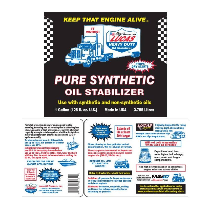 LUCAS Oil Synthetic Stabilizer 32oz