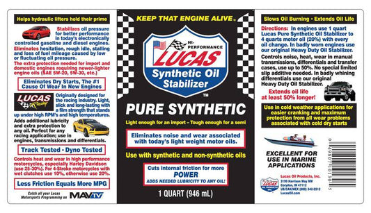 LUCAS Oil Synthetic Stabilizer 32oz