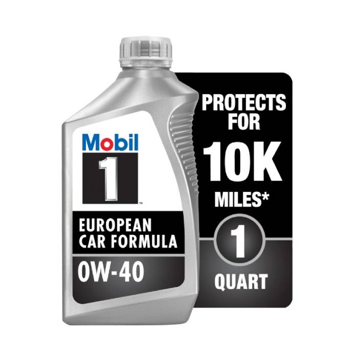 Mobil-1 Motor Oil Full Synthetic FS European Car Formula SAE 0W40 1Qt