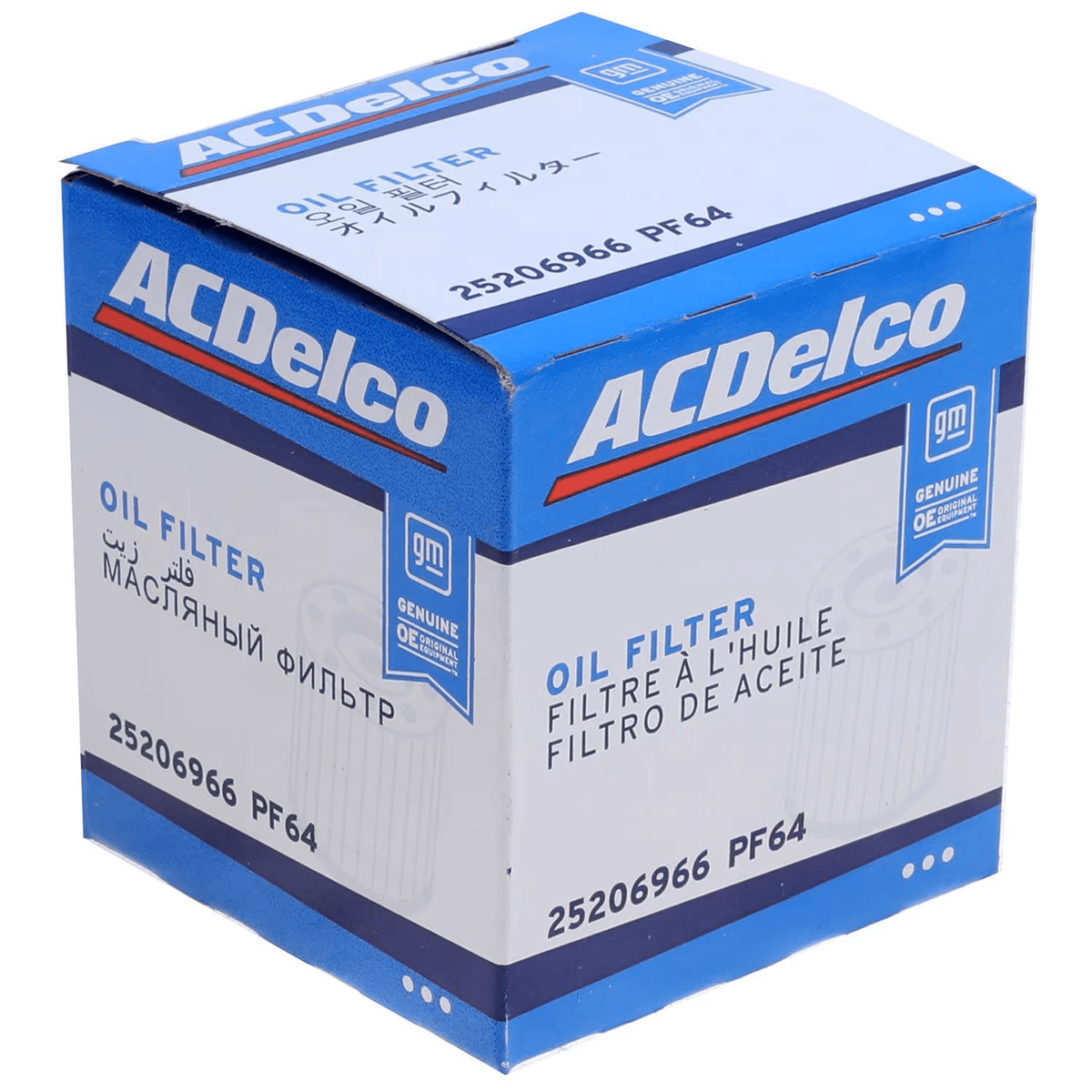 Oil Filter ACDelco PF64 – Ref. GM 25206966