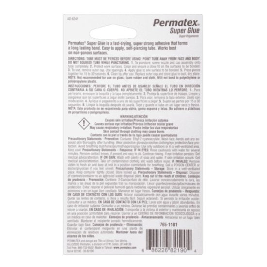 Permatex Fast Drying Super Glue 82190
