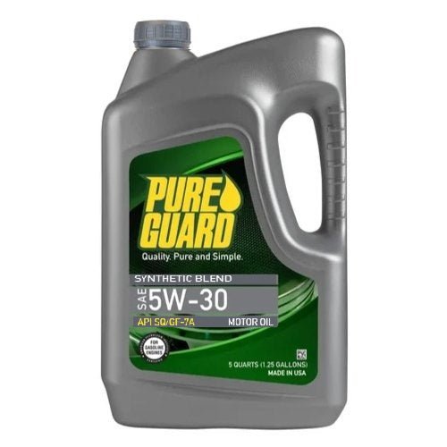 PURE GUARD Motor Oil Synthetic Blend SAE 5W-30 5Qt