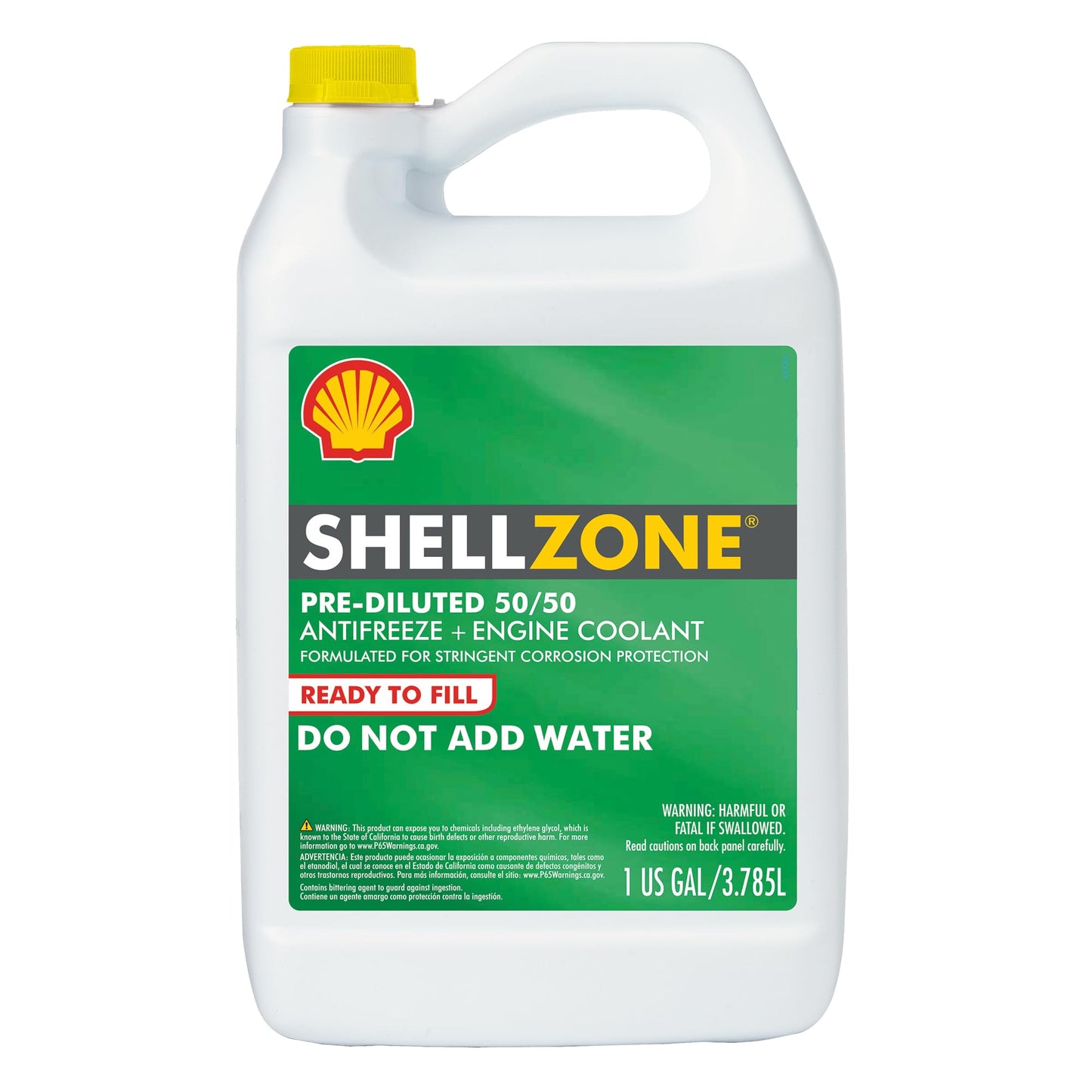 Antifreeze Coolant Green Pre-Diluted SHELLZONE 1GL