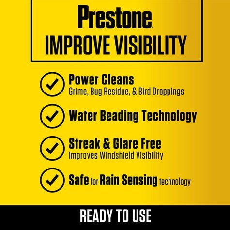 Prestone Bug Wash Windshield Washer Fluid