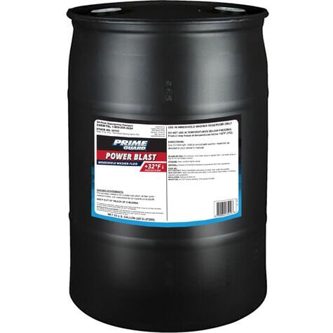 Prime Guard +32ºF POWER BLAST Windshield Washer Solvent - 55 Gallon