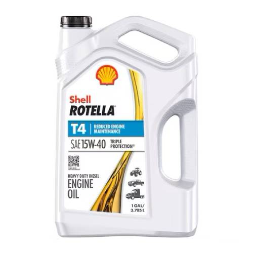 Shell Rotella T4 Heavy-Duty Motor Oil Diesel 15W-40 1GL