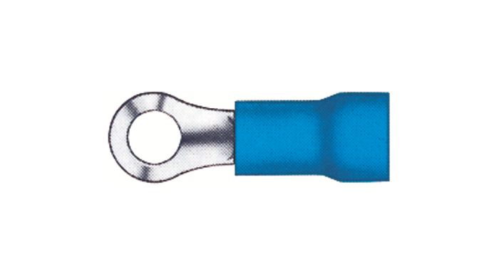 Rings Connectors 16-14 Fastener 3/8" Blue 100 Pcs