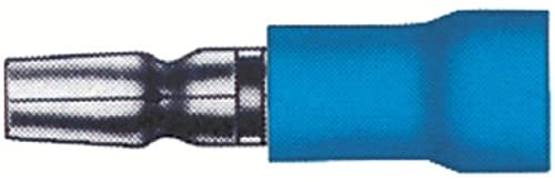 Male Connectors Bullet 16-14 Blue.157 / 100 Pcs