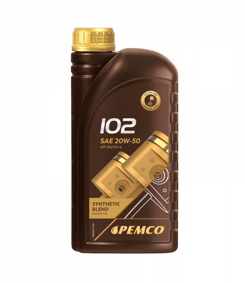 Motor Oil Synthetic Blend SAE 20-W50 1Lt / 102