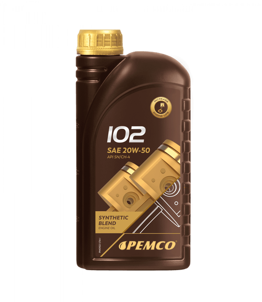 Motor Oil Synthetic Blend SAE 20-W50 1Lt / 102