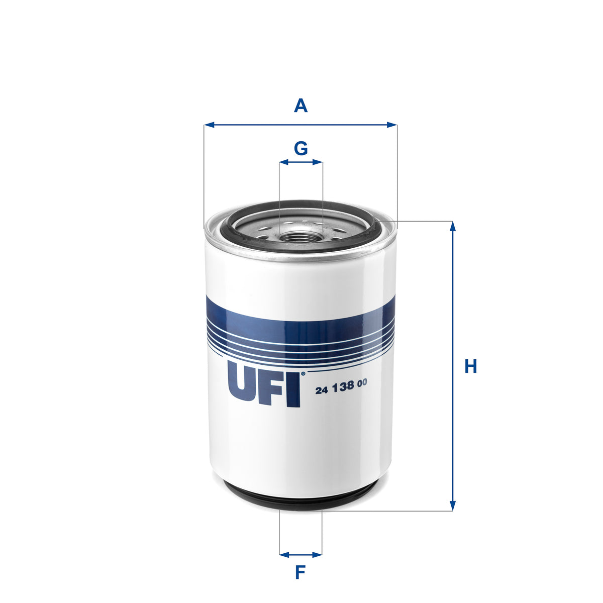 Fuel Filter UFI 24.138.00 – Heavy Duty – Cross References Volvo 20450423