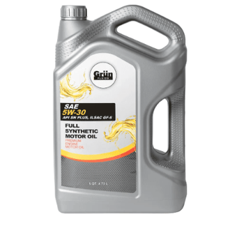 compare product Grün SAE 5W-30 Full Synthetic Motor Oil, API SP, ILSAC GF-6A 3 x 5 QT