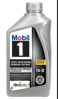 Mobil 1 Advanced Full Synthetic SAE 5W-30 dexos1 Gen 3 Motor Oil – 1 qt
