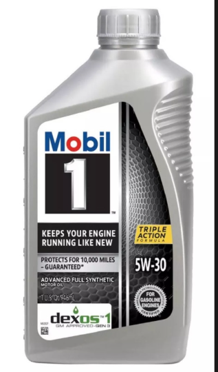 compare product Mobil 1 Advanced Full Synthetic SAE 5W-30 dexos1 Gen 3 Motor Oil – 1 qt