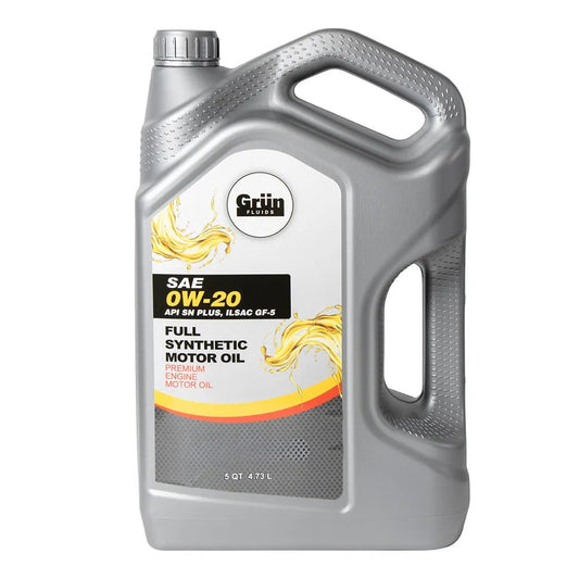 Grün SAE 0W-20 Full Synthetic Motor Oil, API SP, ILSAC GF-6A 3 x 5 QT