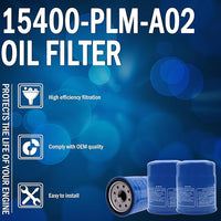 Honda Genuine Parts Oil Filter 15400-PLM-A02 / A51182