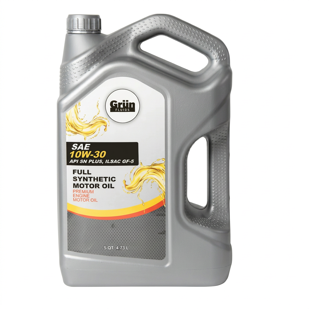 Grün SAE 10W30 Full Synthetic Motor Oil, API SN PLUS, ILSAC GF-5 3x5 QT