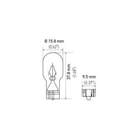 Standard Miniature Bulb 906 - 12V 9W Automotive Light Bulb (10 Units)