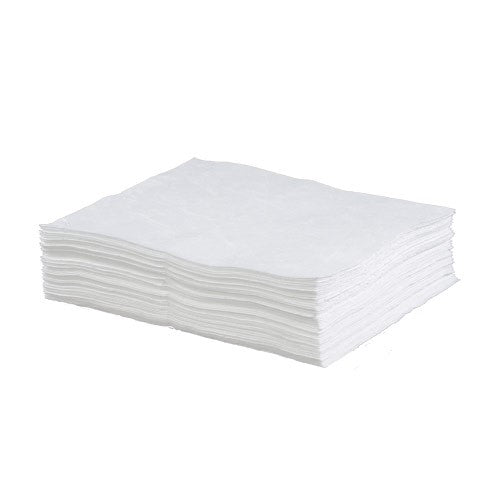 Taskbrand® Light Weight Meltblown Oil Only Pads White 15" x 18" 100/Bale