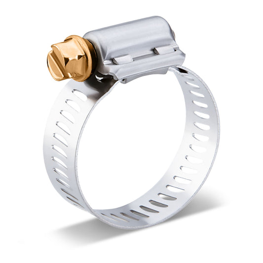 Hose Clamp Breeze Mini , 7/32 in. to 5/8 in. Range, 410 SS Hex - 10 Count