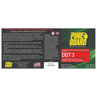 Pure Guard Brake Fluid DOT 3 32oz