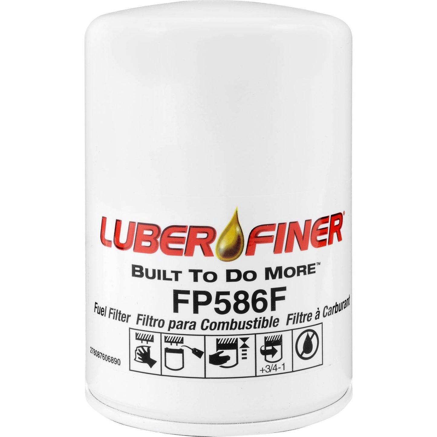 LUBER FINER Fuel Filter HD FP586F / 1160243 / Q1H-4117 / F100001160243