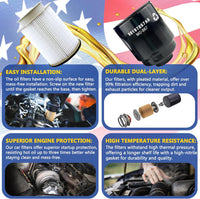 Kit Mopar Fuel Filter 68197867AB, 68157291AA / OEM Set 2 for 2013–2018 Ram 6.7L