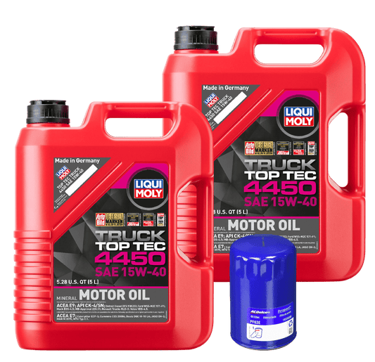 ACDelco PF63 Oil Filter Kit with Liqui Moly 15W-40 Oil