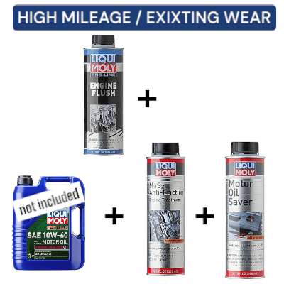 Additive - Kit for Gasoline and Diesel Engine: High Mileage / Existing Wear