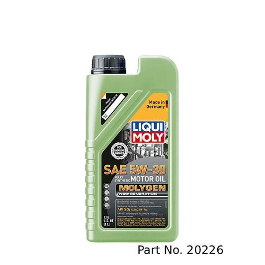 Liqui Moly Motor Oil Synthetic Molygen New Gener­a­tion SAE 5W-30 1Lt/1.06Qt
