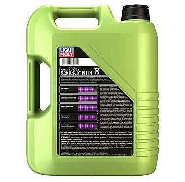 Liqui Moly Motor Oil Synthetic Gasoline Molygen New Gener­a­tion SAE 5W-40 5Lt/5.28Qt