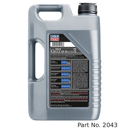 Liqui Moly Motor Oil Synthetic MoS2 Antifric­tion SAE 10W-40 Blend Gasoline and Diesel 5Lt/5.28Qt