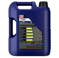 Liqui Moly Motor Oil Synthetic Gasoline Synthoil Energy A40 SAE 0W-40 5Lt/5.28Qt