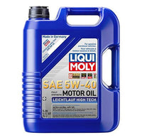 Liqui Moly Motor Oil Synthetic Gasoline and Diesel Leicht­lauf High Tech SAE 5W-40 5Lt/5.28Qt