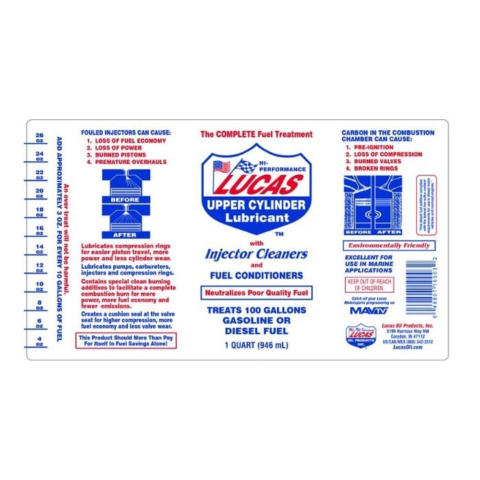LUCAS Fuel Treatment Gasoline or Diesel 32oz